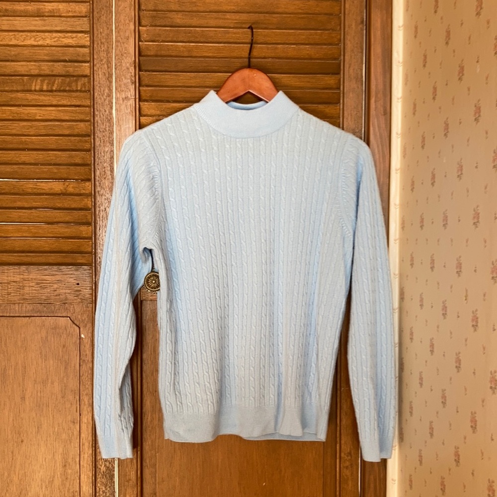 Appleseed’s Pullover Light Blue Sweater - image 1